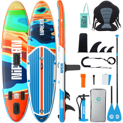 Niphean Inflatable Stand Up Paddle Board with SUP Accessories