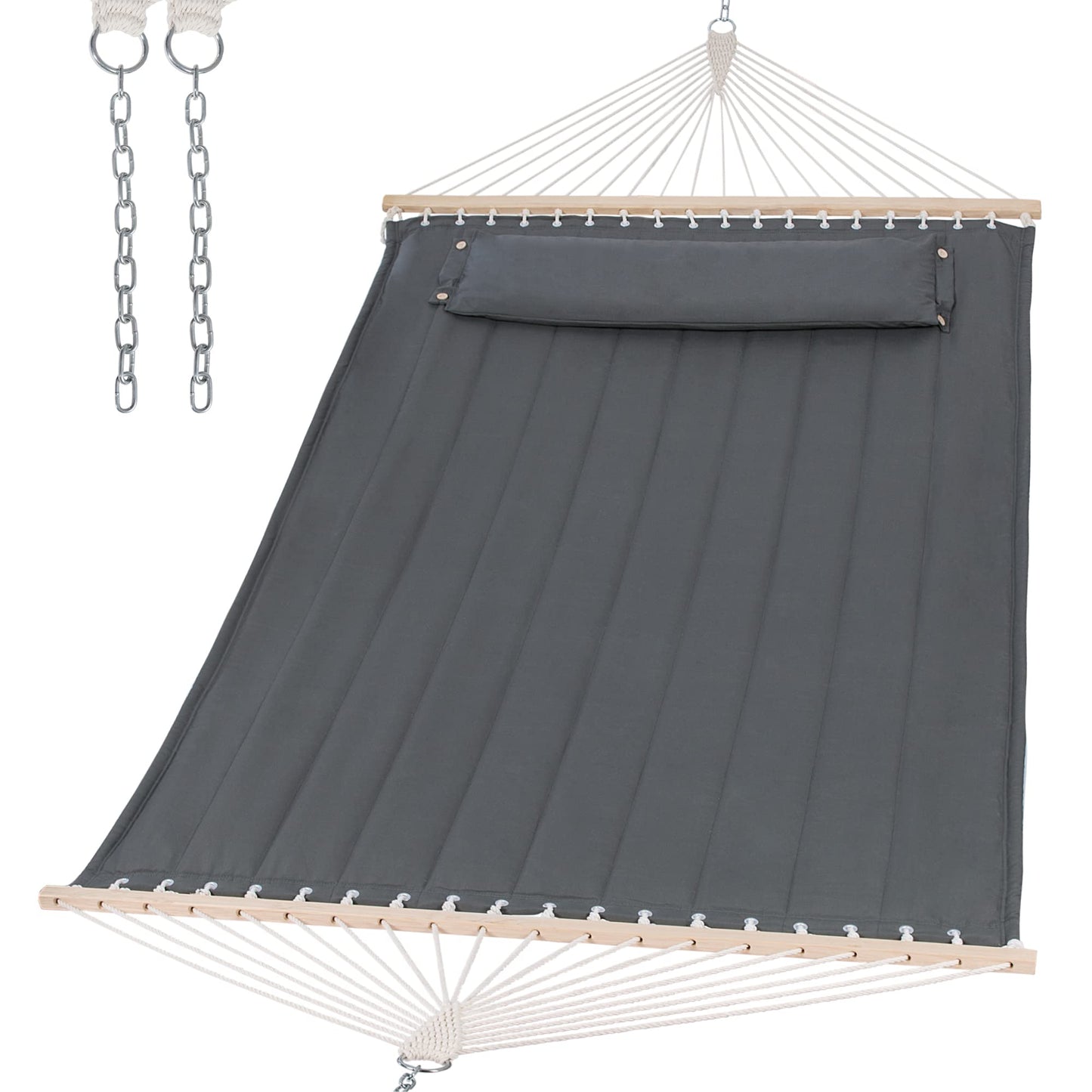 Double Quilted Hammock – Padded 2-Person Design