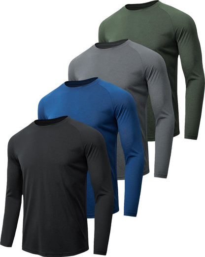 Men's Sun Shirts – Quick-Dry Long Sleeve 7-Pack