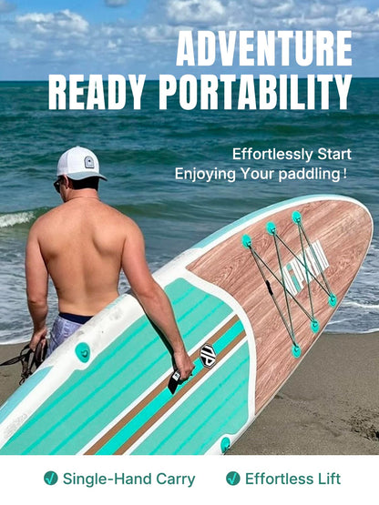 Niphean Inflatable Stand Up Paddle Board with SUP Accessories