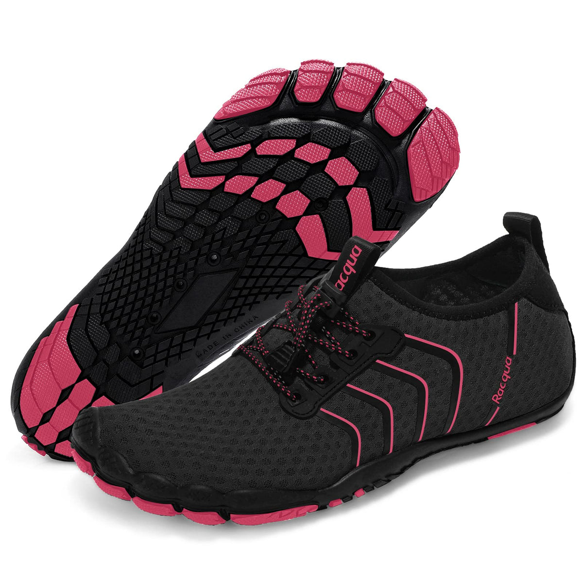 Racqua Water Shoes Quick Dry Barefoot Beach Sport Swim Shoes for Men Women