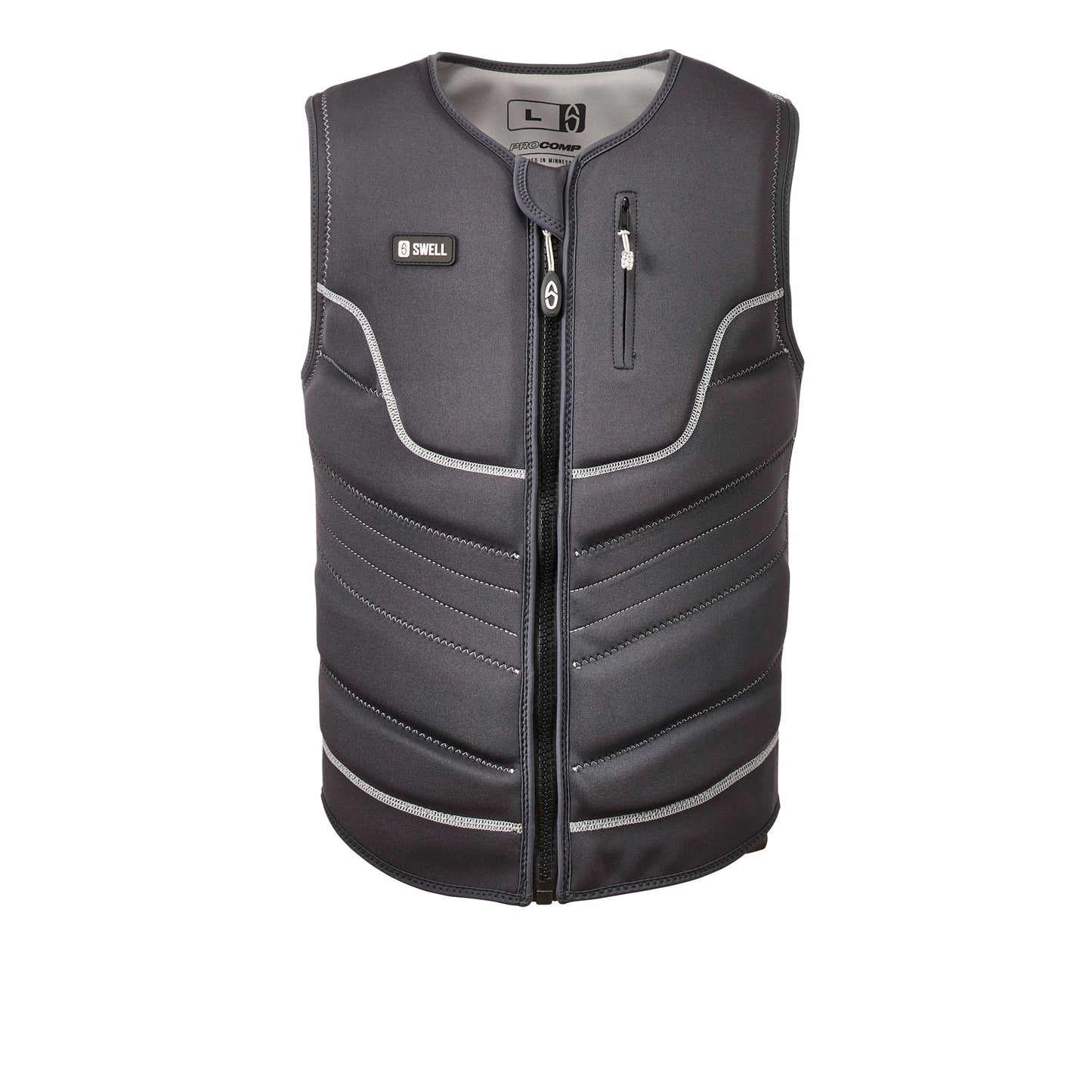 Mens Neoprene Wakesurf Comp Vest - Designed Exclusively for Wake Surfing, but Great for All Other Watersports Activities!