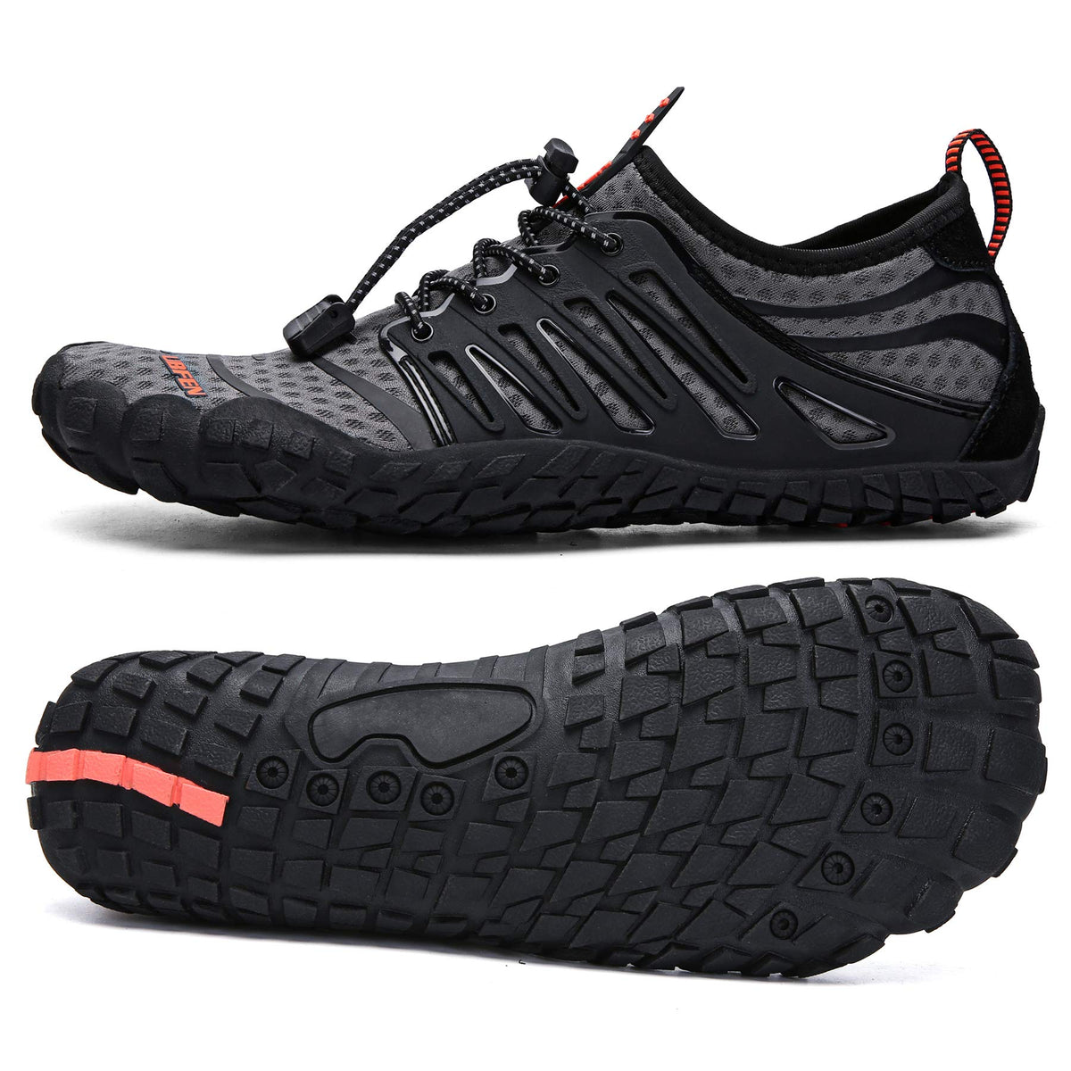 UBFEN Water Shoes for Men and Women Quick Dry Barefoot Hiking Swim Footwear