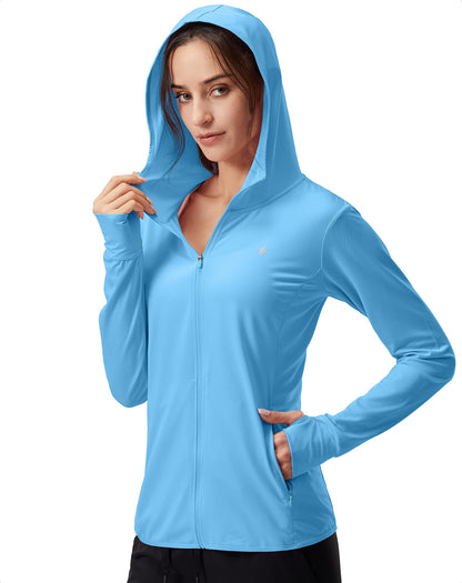 Women's UPF 50+ Sun Hoodie – Lightweight Design