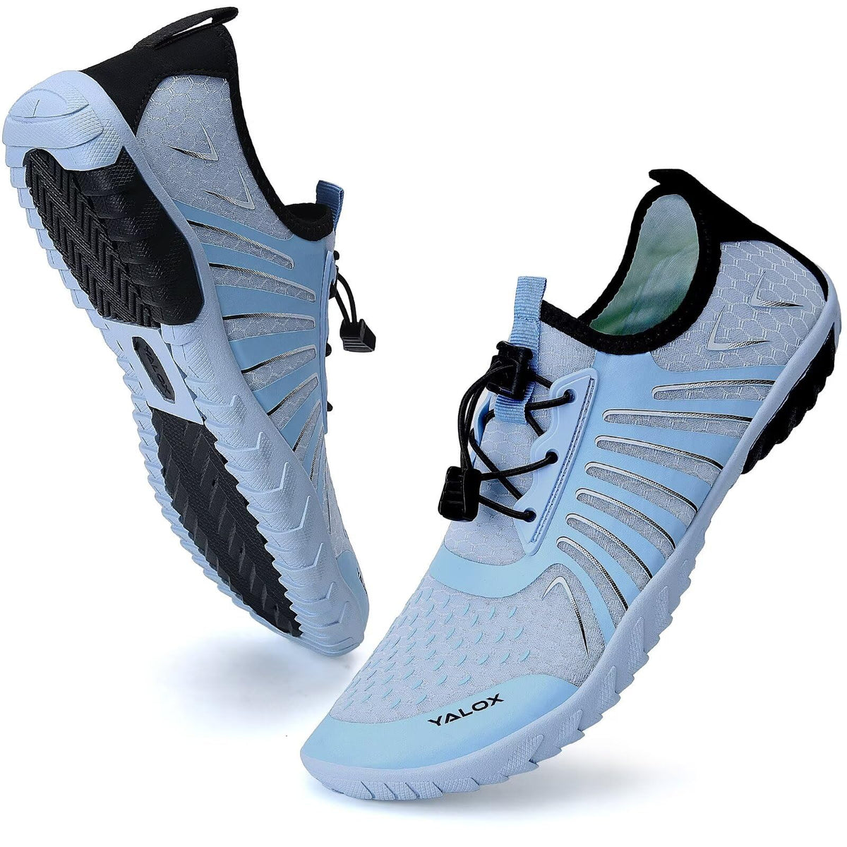 YALOX Water Shoes Men's Women's Swim Shoes Outdoor Beach Barefoot Quick-Dry Aqua Pool Socks Swimming Yoga Surfing Exercise