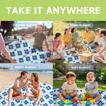 Waterproof Beach Blanket – Sandproof & Quick-Dry