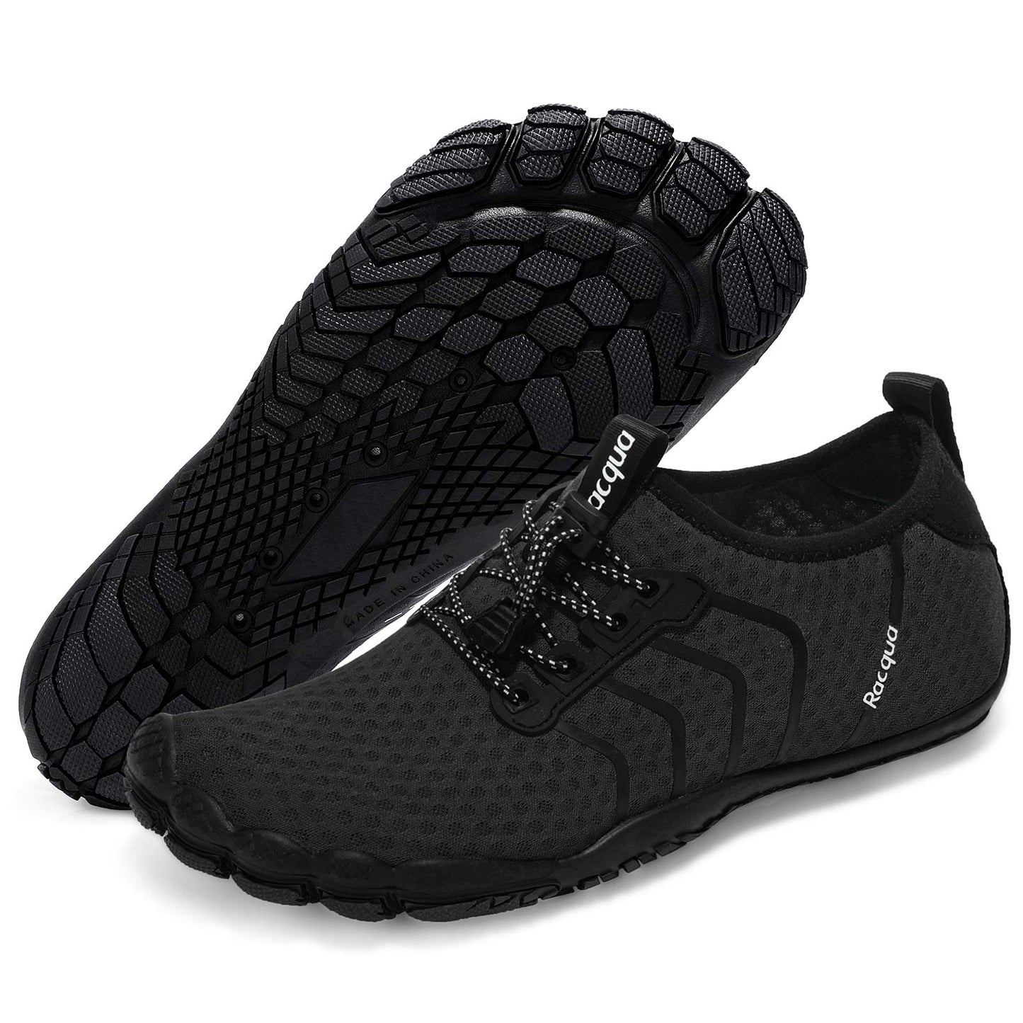 Racqua Water Shoes Quick Dry Barefoot Beach Sport Swim Shoes for Men Women