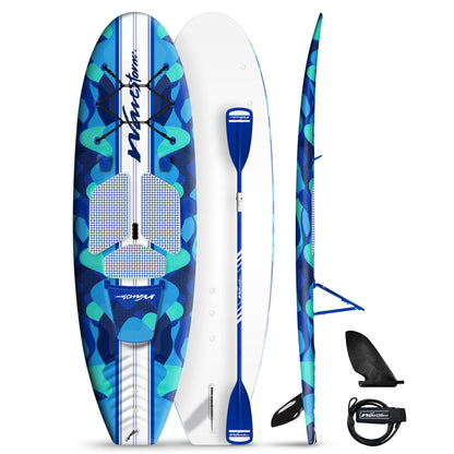 WAVESTORM 9ft6 SUP Kayak Hybrid Stand Up Paddleboard Foam Soft Top SUP for Adults and Kids of All Levels of Paddling Kayak,Blue