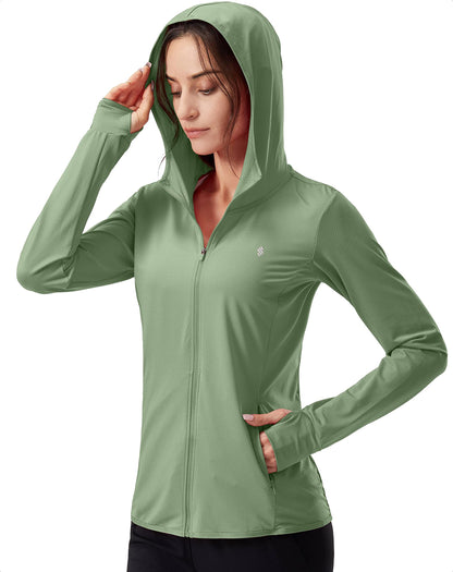 Women's UPF 50+ Sun Hoodie – Lightweight Design