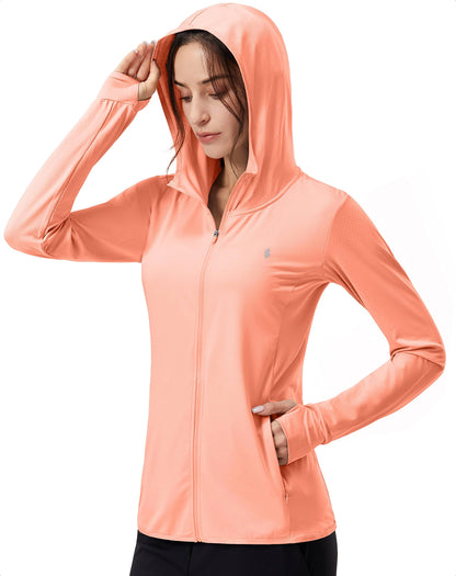 Women's UPF 50+ Sun Hoodie – Lightweight Design