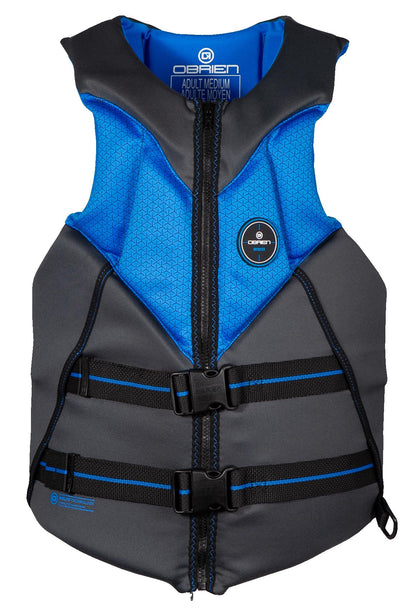 O'Brien Mens Aviator USCGA Neoprene High Performance Life Jakcet for Skiing, Surfing, Wakeboard & PWC