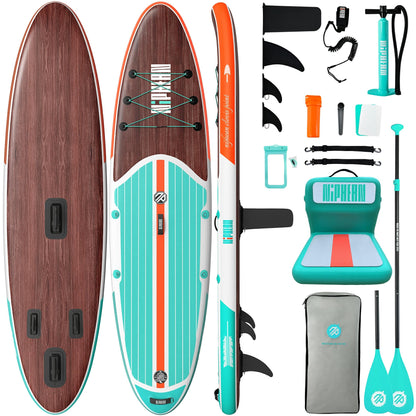 Niphean Inflatable Stand Up Paddle Board with SUP Accessories
