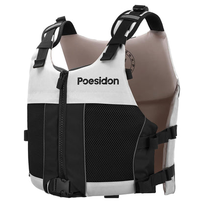 poesidon Adjustable Water Safety Life Jacket - Classic Unisex Design with Front/Rear Storage Compartments for Multiple Water Activities