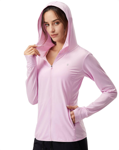 Women's UPF 50+ Sun Hoodie – Lightweight Design