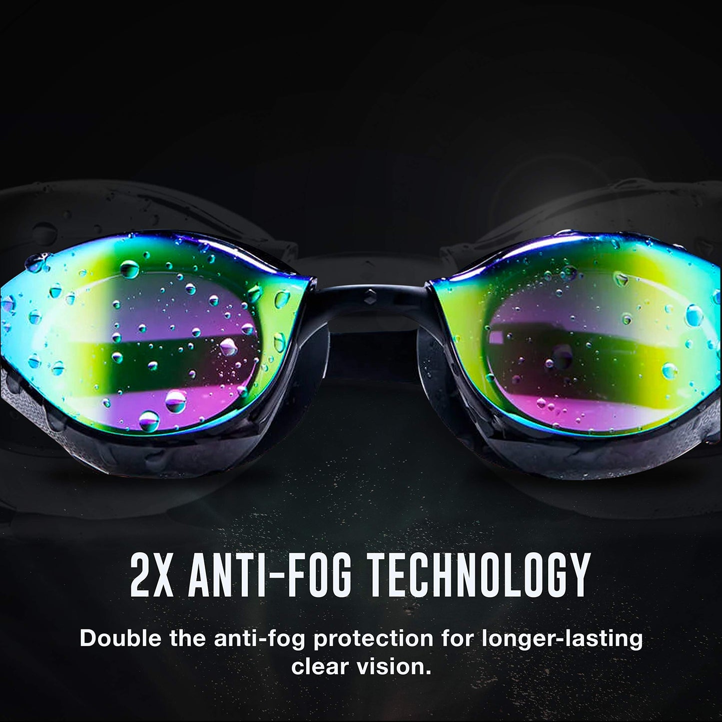 Speedo Unisex Adult Swim Goggles Mirrored Fastskin Pure Focus