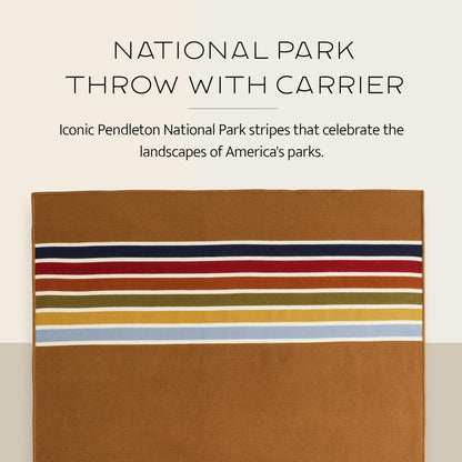 Outdoor Throw Blanket – Leather Carry Strap