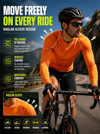 Men's UPF 50+ Sun Shirts – Quick-Dry Long Sleeve