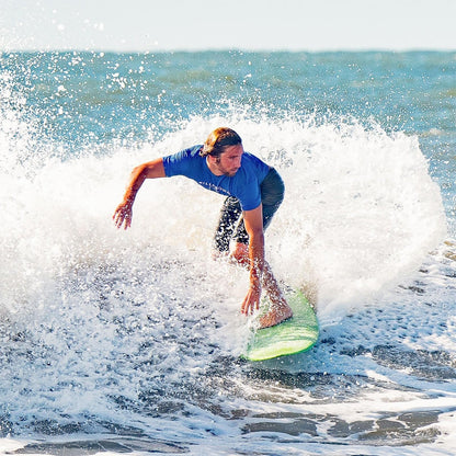 Soft-Top Surfboard – 5'10" with Leash & Fins
