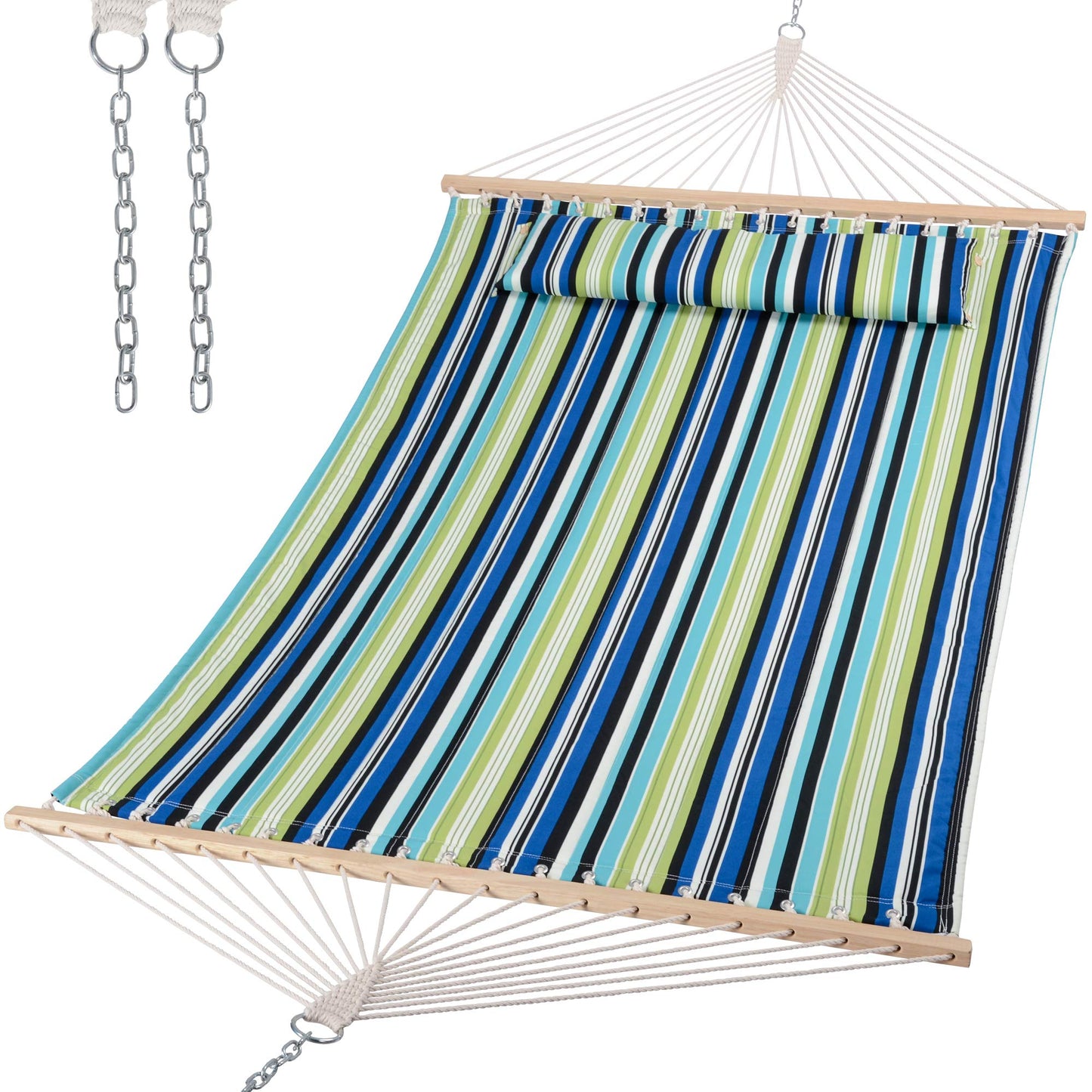 Double Quilted Hammock – Padded 2-Person Design