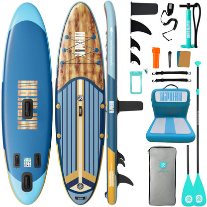 Niphean Inflatable Stand Up Paddle Board with SUP Accessories
