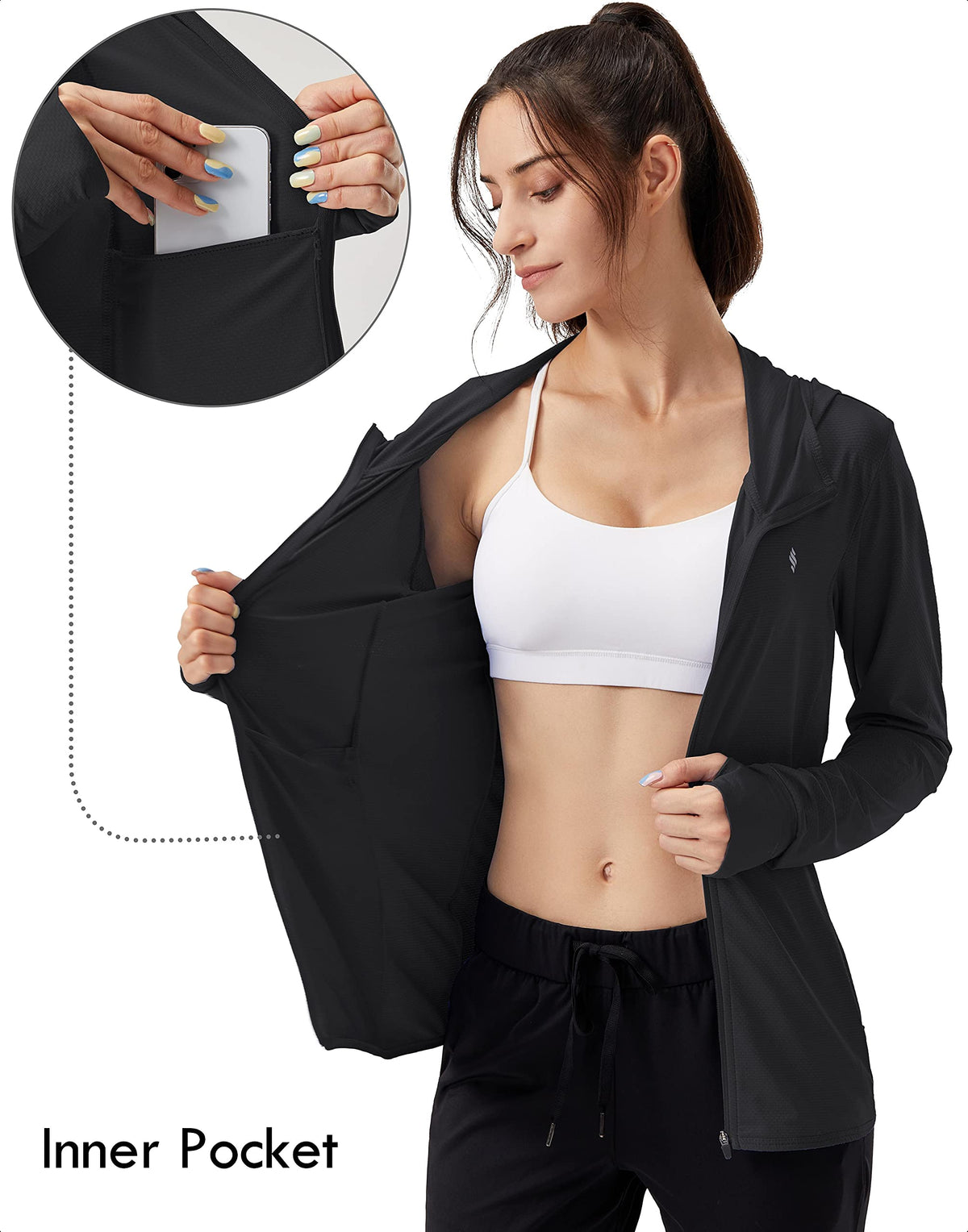 Women's UPF 50+ Sun Hoodie – Lightweight Design