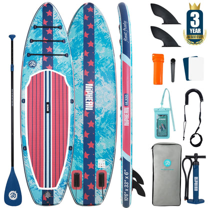 Niphean Inflatable Stand Up Paddle Board with SUP Accessories