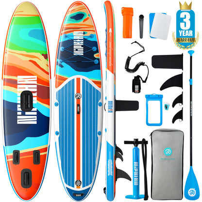 Niphean Inflatable Stand Up Paddle Board with SUP Accessories