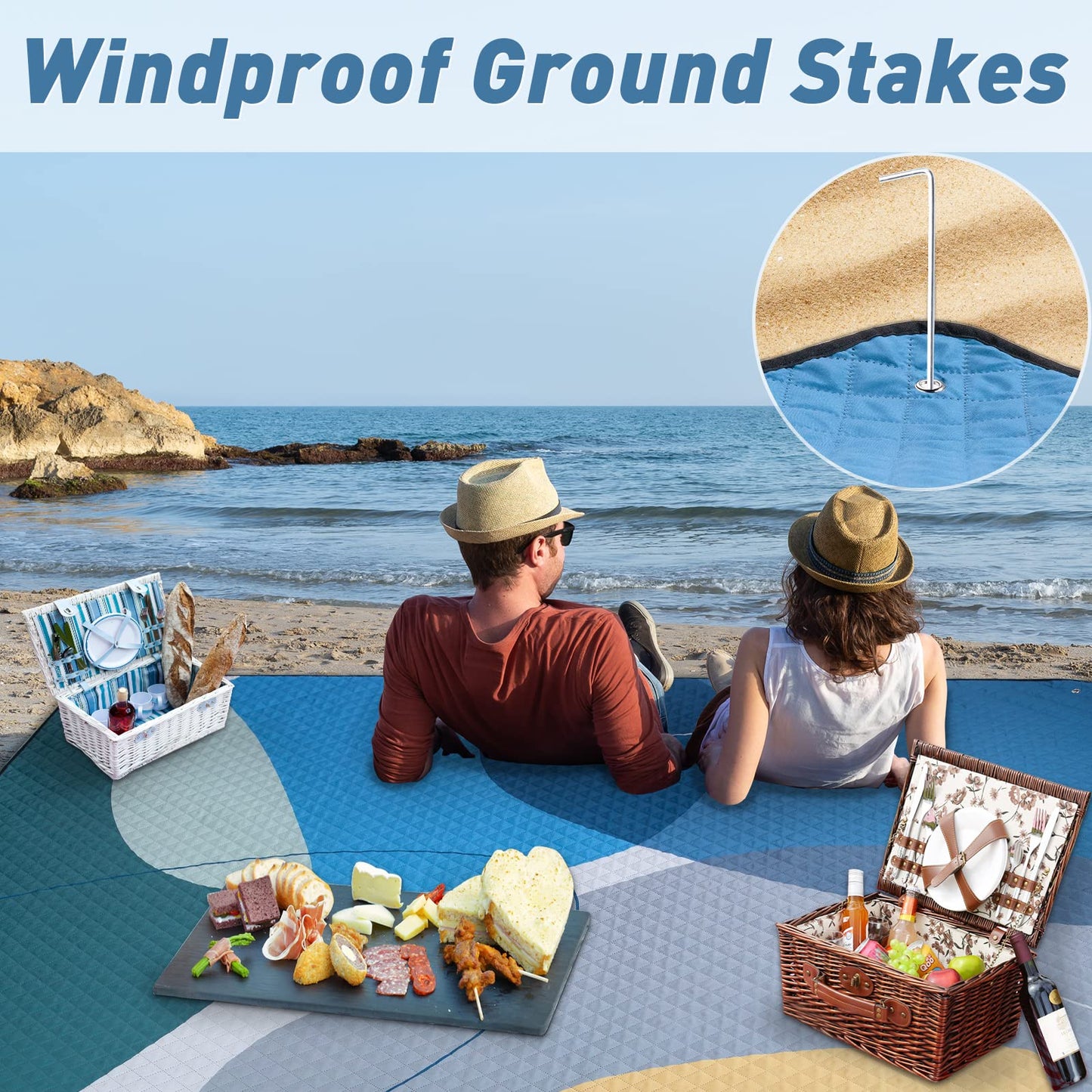 Waterproof Picnic Blanket – Extra Large Outdoor Mat