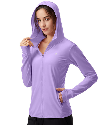 Women's UPF 50+ Sun Hoodie – Lightweight Design