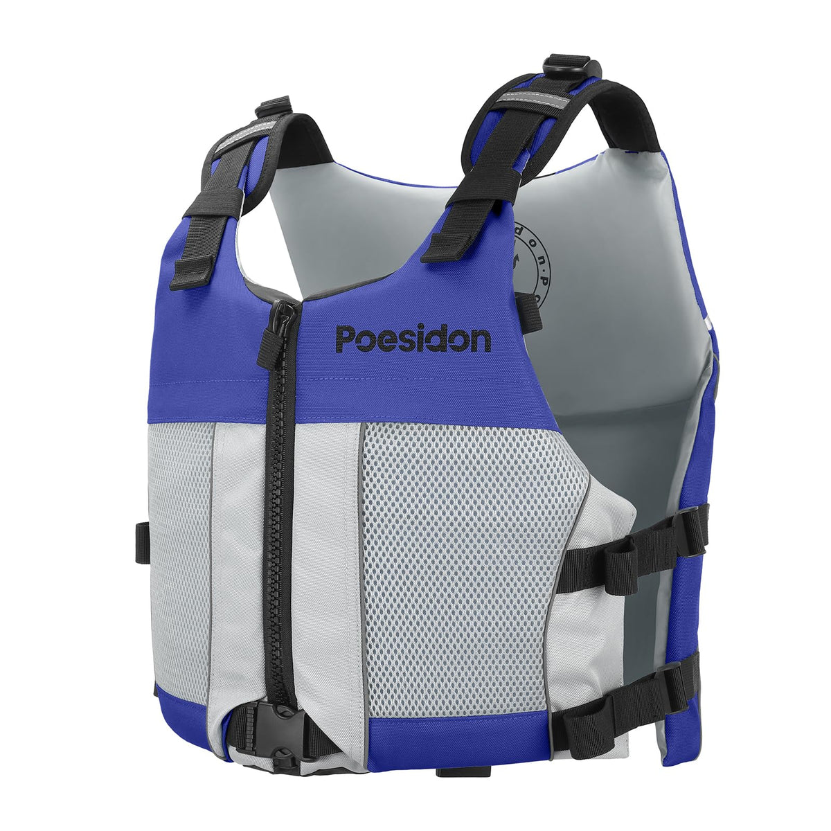 poesidon Adjustable Water Safety Life Jacket - Classic Unisex Design with Front/Rear Storage Compartments for Multiple Water Activities