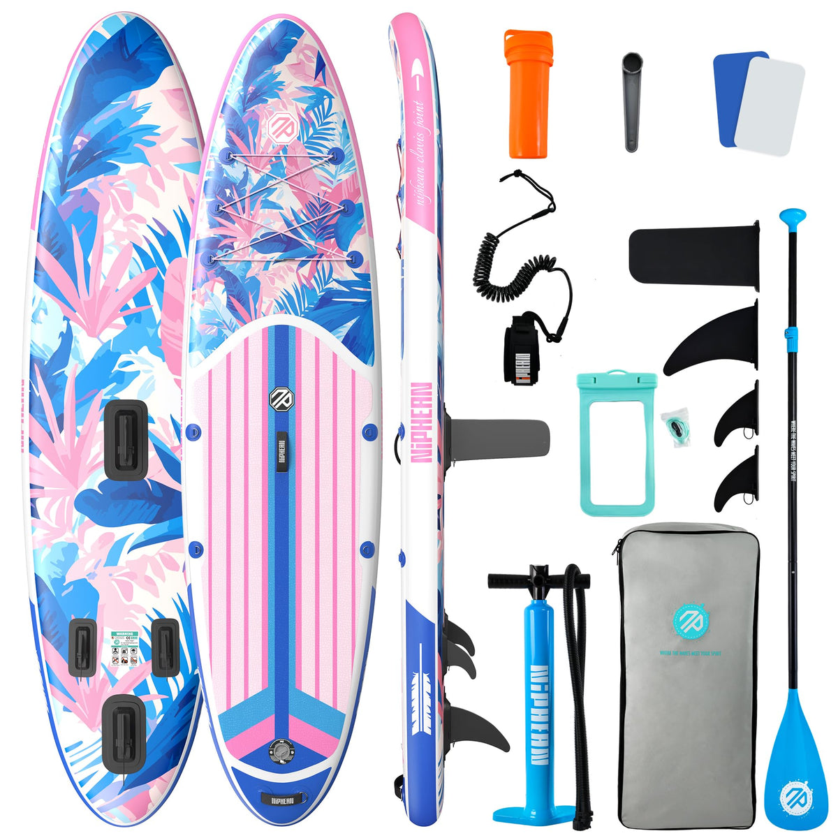 Niphean Inflatable Stand Up Paddle Board with SUP Accessories