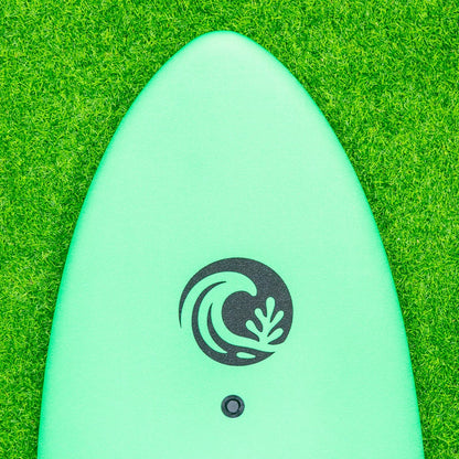 Soft-Top Surfboard – 5'10" with Leash & Fins