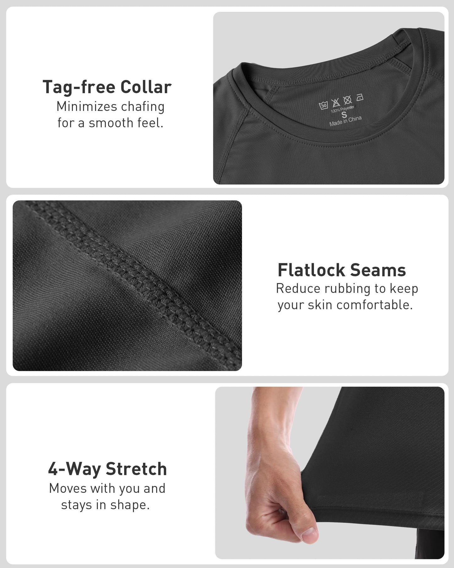 Men's UPF 50+ Rash Guard – Quick-Dry Swim Shirt