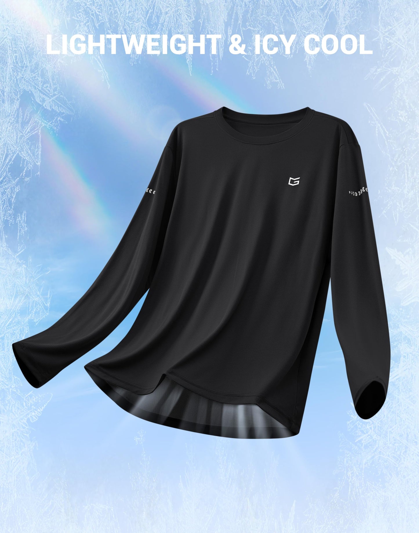 Men's UPF 50+ Rash Guard – Long Sleeve Sun Protection