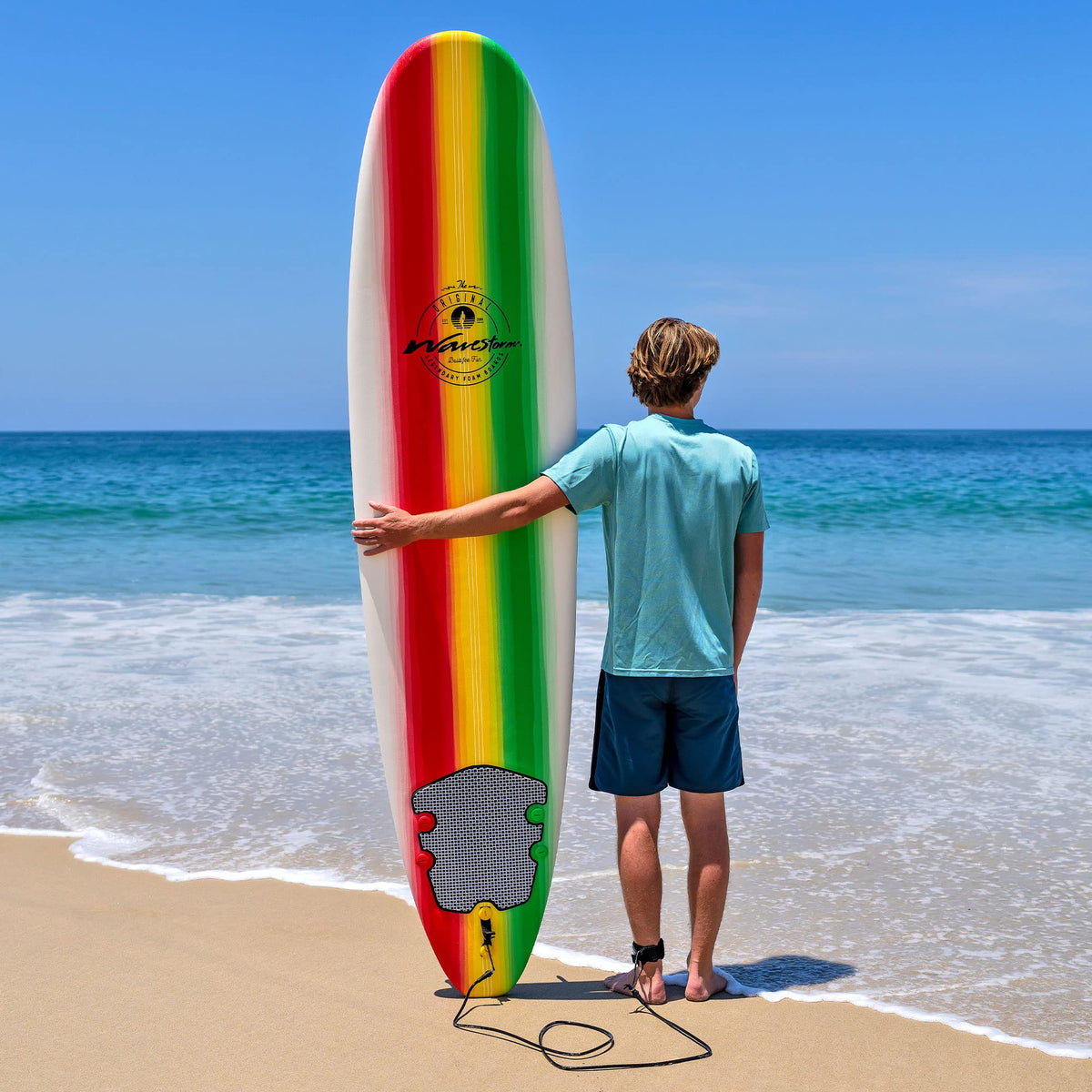 Wavestorm - Classic Soft Top Foam 8ft Surfboard