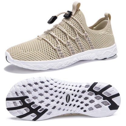 ATHMILE Water Shoes for Men Women Barefoot Hiking Swim River Beach Knit