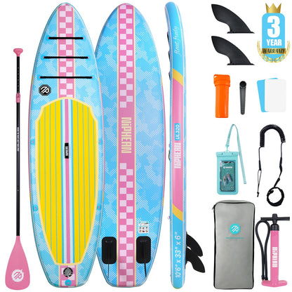 Niphean Inflatable Stand Up Paddle Board with SUP Accessories