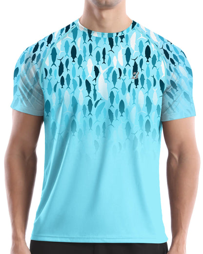 Men's UPF 50+ Rash Guard – Quick-Dry Swim Shirt