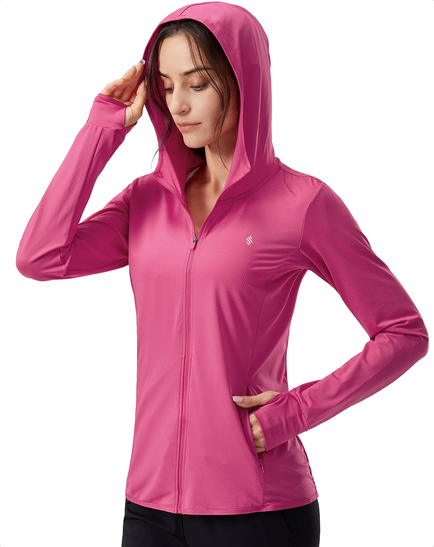 Women's UPF 50+ Sun Hoodie – Lightweight Design