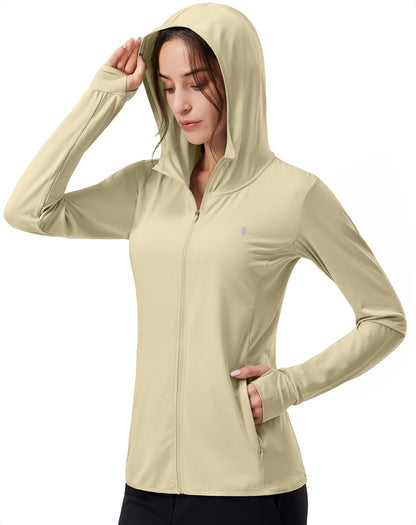 Women's UPF 50+ Sun Hoodie – Lightweight Design