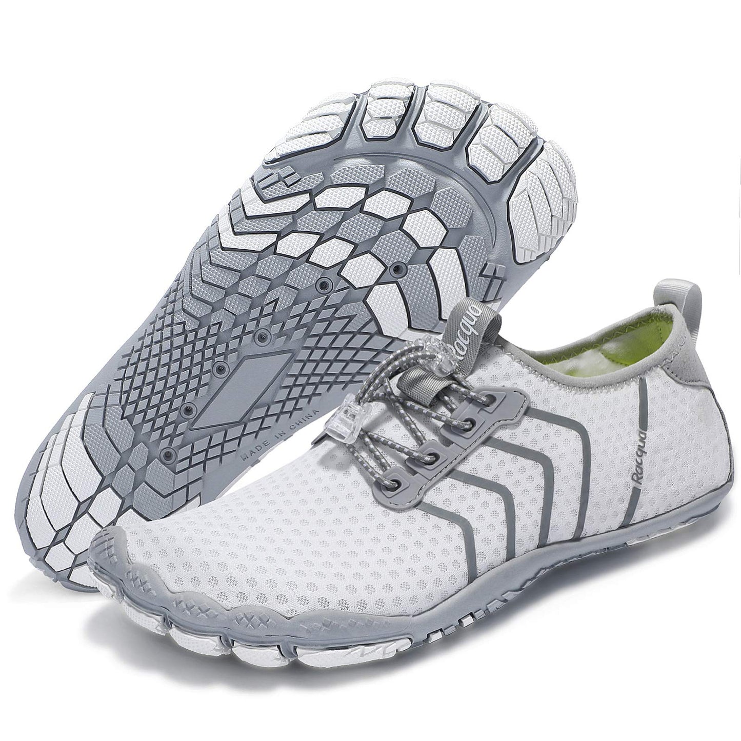 Racqua Water Shoes Quick Dry Barefoot Beach Sport Swim Shoes for Men Women