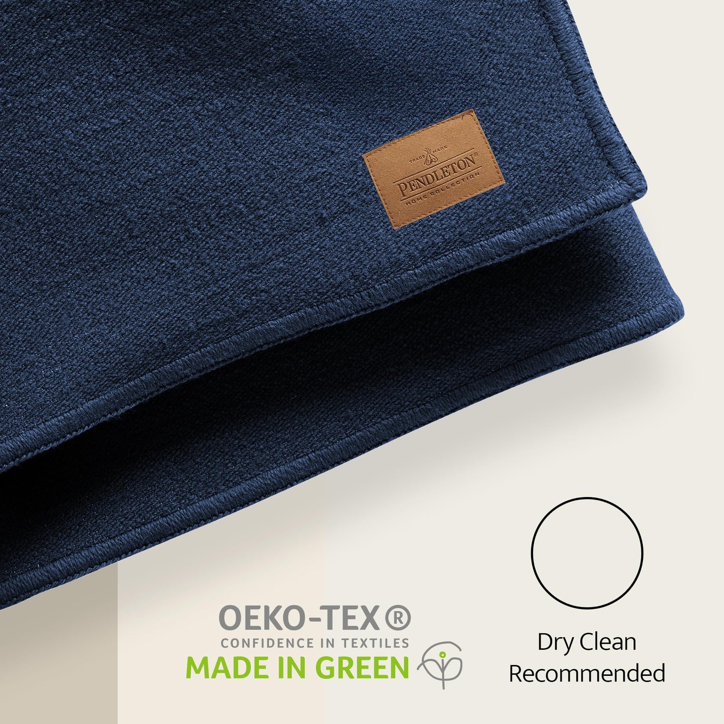 Outdoor Throw Blanket – Leather Carry Strap