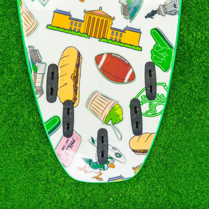 Soft-Top Surfboard – 5'10" with Leash & Fins