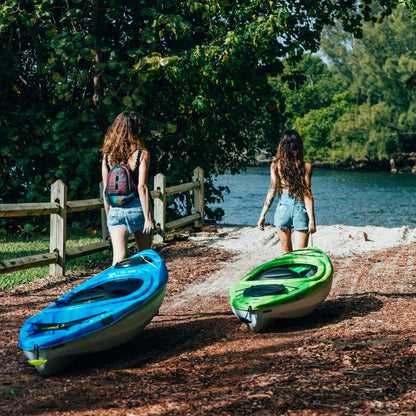 Pelican Argo 100X - Recreational Sit in Kayak - Lightweight Patented Ram-X™ Material - Ergoform™ Seating System - 10 ft