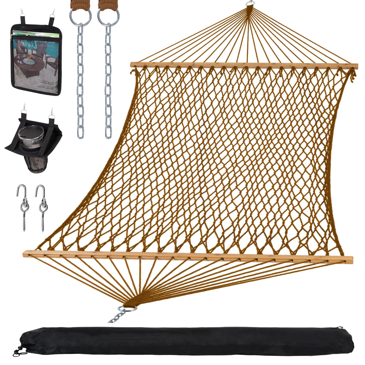 SUNCREAT Hammocks Rope Double Hammock