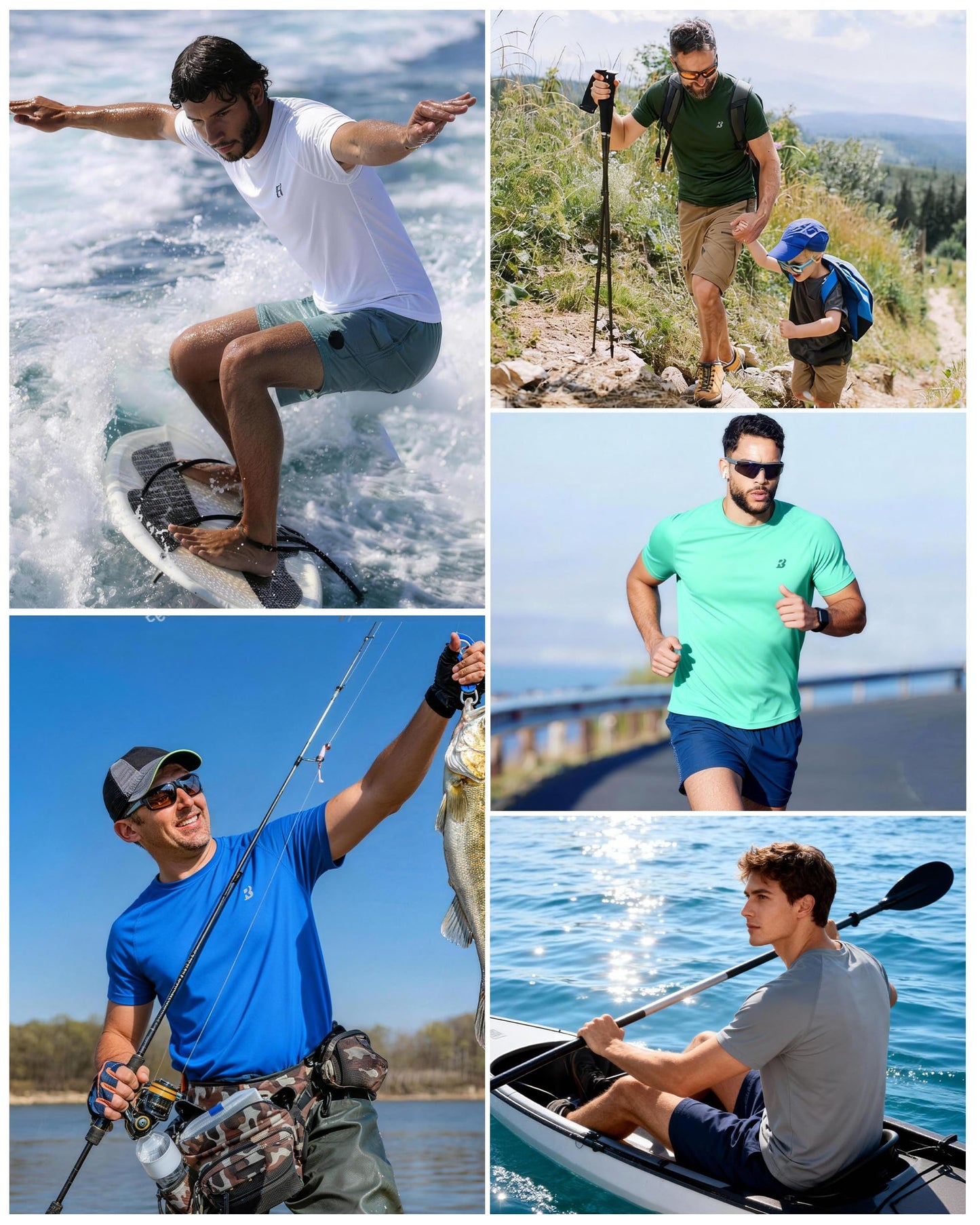 Men's UPF 50+ Rash Guard – Quick-Dry Swim Shirt