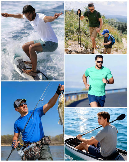 Men's UPF 50+ Rash Guard – Quick-Dry Swim Shirt